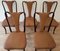 Mid-Century Modern Wood and Leather Dining Chairs, Italy, 1950, Set of 6 8