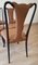 Mid-Century Modern Wood and Leather Dining Chairs, Italy, 1950, Set of 6 14