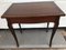 Walnut Table with Brass Applications, 1970s, Image 1