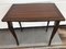 Walnut Table with Brass Applications, 1970s, Image 14