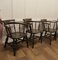 English Oak and Elm Windsor Carver Chairs, Set of 6 13