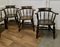English Oak and Elm Windsor Carver Chairs, Set of 6 10