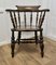 English Oak and Elm Windsor Carver Chairs, Set of 6 8
