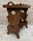 Early 20th Century French Hand-Carved Oak Trolley Bar, 1920s, Image 2