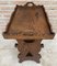 Early 20th Century French Hand-Carved Oak Trolley Bar, 1920s 4