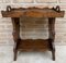 Early 20th Century French Hand-Carved Oak Trolley Bar, 1920s 1