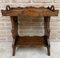 Early 20th Century French Hand-Carved Oak Trolley Bar, 1920s, Image 1