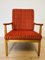 Vintage Red Armchair from Ton, 1960s, Image 3