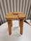 Vintage Wooden Stool, 1960s, Image 1