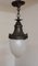Jugendstil Lampe von um 1900 mit Sandglasschirm aus Messing, 1890er 2