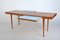 Mid-Century Coffee Table with Formica Pull-Out Extensions, 1960s 2