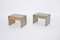 Mid-Century Modern Bedside Tables in Laquered Goat Skin by Aldo Tura, 1970s, Set of 2, Image 10