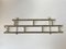 Small Vintage Towel Coat Rack in Brass and Gold Chrome, 1970s, Image 1