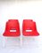 Chaises Rouges en Plastique par Niels Gammelgaard pour Ikea, 1984, Set de 4 5