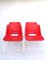 Danish Plastic Red Chairs by Niels Gammelgaard for Ikea, 1984, Set of 4, Image 5