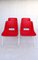 Danish Plastic Red Chairs by Niels Gammelgaard for Ikea, 1984, Set of 4 4