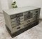 Vintage Industrial Grey Sideboard, 1950s, Image 3