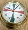 Vintage Brass Maritime Clock from Datema, 1980s 12