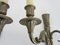 Wall Lights in Silver Bronze, 1950s, Set of 2 7