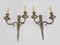 Wall Lights in Silver Bronze, 1950s, Set of 2, Image 5