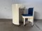 Toeletta bianca e sedia di Studio Kastilia, Italia, anni '70, set di 2, Immagine 8