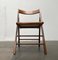 Mid-Century Wooden Folding Chairs with Viennese Wicker Seats, 1960s, Set of 2 9