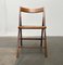 Mid-Century Wooden Folding Chairs with Viennese Wicker Seats, 1960s, Set of 2 15