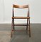 Mid-Century Wooden Folding Chairs with Viennese Wicker Seats, 1960s, Set of 2, Image 15