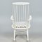 Rocking Chair Scandinave Blanche, 1960s 5