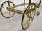 Vintage Trolley in Gilt Brass, 1970s, Image 10