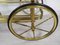 Vintage Trolley in Gilt Brass, 1970s, Image 9