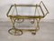 Vintage Trolley in Gilt Brass, 1970s 7