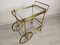 Vintage Trolley in Gilt Brass, 1970s 6