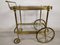 Vintage Trolley in Gilt Brass, 1970s, Image 5