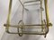 Vintage Trolley in Gilt Brass, 1970s, Image 11