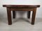 Brutalist Walnut Dining Table 6