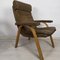 Bow Wood Armchairs from Baumann, 1970s, Set of 2 5