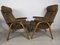 Bow Wood Armchairs from Baumann, 1970s, Set of 2 3