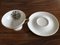 Porcelain Cup and Saucer from Geierstahl, 1950s, Set of 2 11