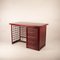 Rattan and Leather Desk from Italo Gasparucci, 1970s 1