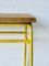 Industrial Yellow Metal Bench, 1960s, Image 7