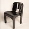 Chaises Universal 4869 Noires par Joe Colombo pour Kartell, 1960s, Set de 2 8