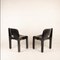 Universal Chairs 4869 Schwarz von Joe Colombo für Kartell, 1960er, 2er Set 4