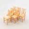 Birch Dining Chairs by Axel Larsson for Mobelshop, Sweden, 1990s, Set of 6 1