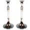 Antique Empire Silver Candleholders, 1821, Set of 2, Image 1