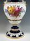 Grand Vase à Poignée Meissen avec Peintures de Bouquet et Or de Leuteritz 5
