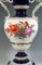 Grand Vase à Poignée Meissen avec Peintures de Bouquet et Or de Leuteritz 3
