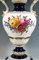 Grand Vase à Poignée Meissen avec Peintures de Bouquet et Or de Leuteritz 4