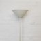 Französische Torchiere Stehlampe aus weiß emailliertem Metall von SCE, 1970er 2