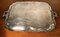 Vintage Silvered Metal Tray 6